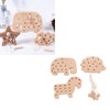 Wooden Lacing Toy Animal Style Patience Fine Motor Skill Logical