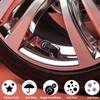MEAJOO 4PCS Skull Style Tire Valve Stem Caps, with O
