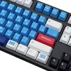 MOLGRIA Keycaps Lilith, 130 Set Blue and White Keycaps for