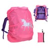 Rain Cover School Bag, Waterproof Reflective Backpack Rain Cover Protective