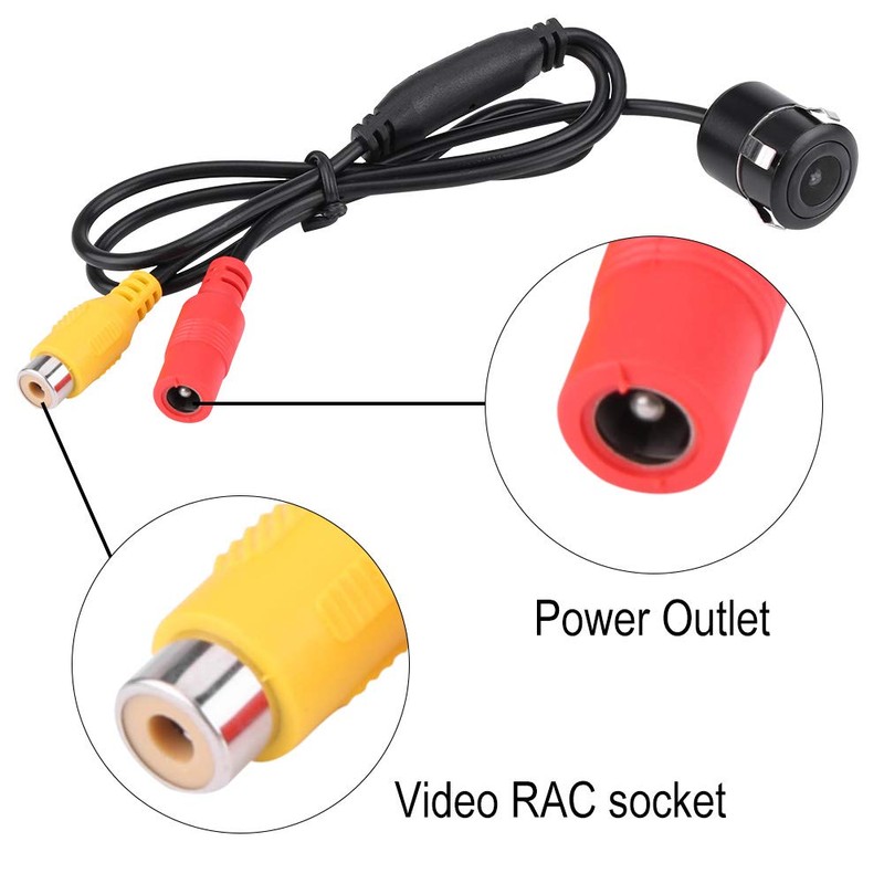 Rear View Camera, 18.5mm HD Low Light Night Light Reversing