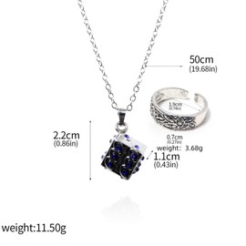 jjk merch necklace ring combination anime accessories photography souvenirs suitable for anime fans to collect cosplay comic exhibition