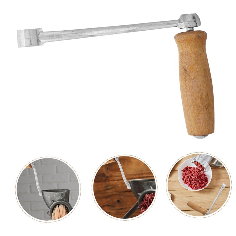 ABOOFAN 2Pcs Manual Meat Grinder Crank Handle Heavy Duty Kitchen