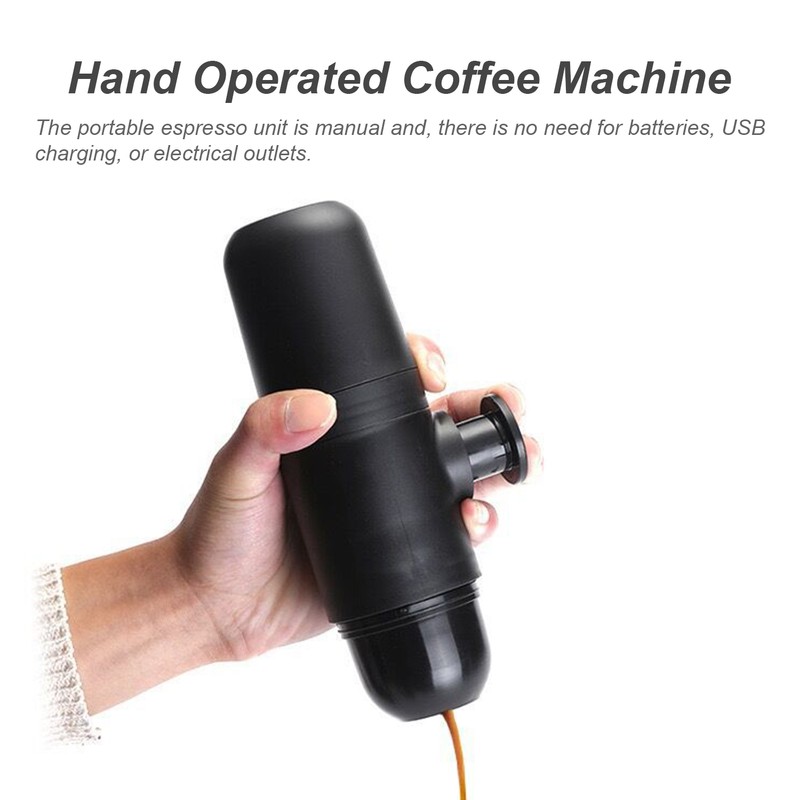 70mL Manual Coffee Machine Mini Portable Ground Coffee Espresso Machine