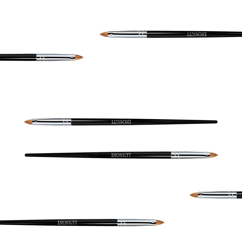 T4B LUSSONI 500 Series Professional Precision Makeup Lip Brush, Eyeliner,