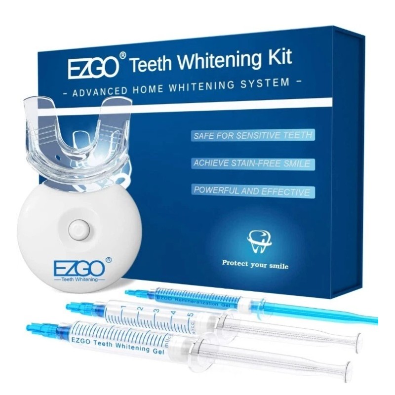 EZGO Teeth Whitening Kit Tooth Whitener with LED Light