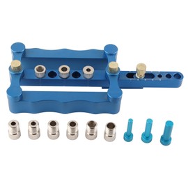 Woodworking Positioner Wood Dowel Hole Drilling Guide for 17‑60mm / 0.7‑2.4in Wooden Board