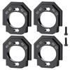 BRKRC 4pcs/Set Aluminum Adjustable RC Motor Mount for 1/18 ARRMA