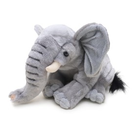 Toyland® Quality double dog bed 30 cm (12 pi) with natural leather tiquettes - choice of animal préféré (éléphant)