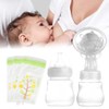 Manual Suction Breast Pump Adjustable Painless Baby Infant Feeding Milk