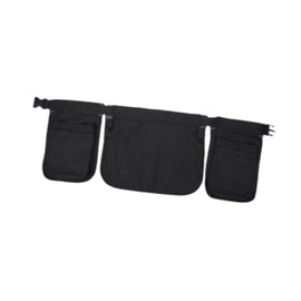 Denim Waist Bag Fanny Pack Wallet Practical Zipper Bag Sturdy Belt Bag Waist Pack Fashion for Running Travel, Black