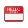Crocs Occupation Shoe Charms| Jibbitz, Hello My Name is, One