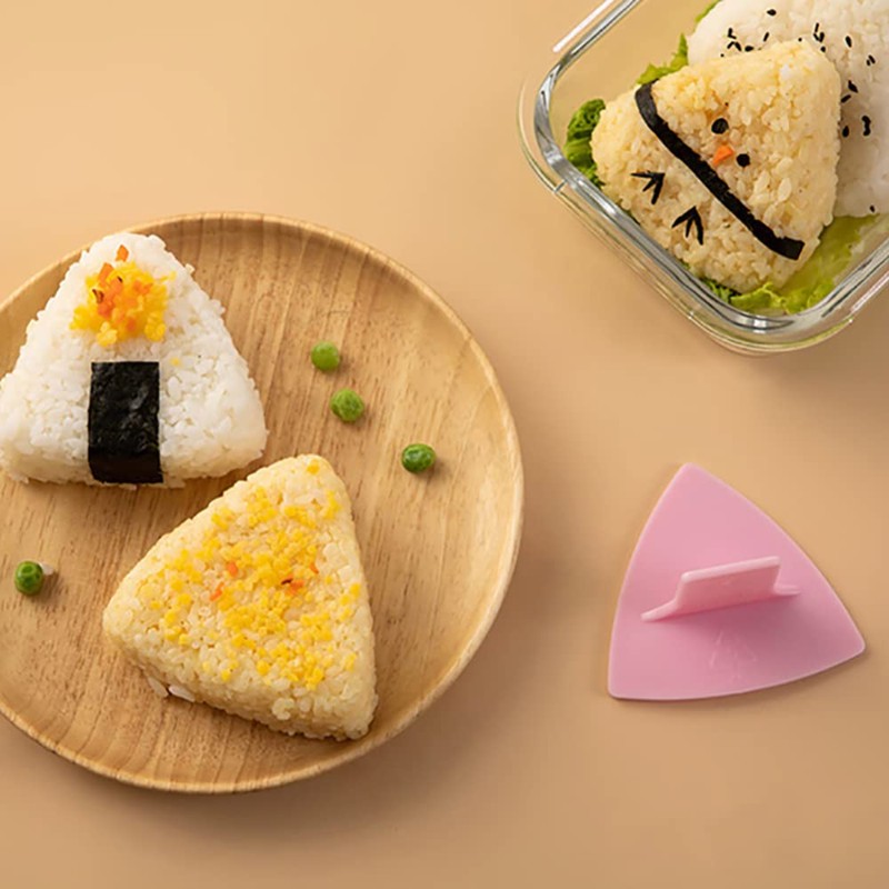 HJUWANG Triangle Sushi Mold Kitchen Sushi Making Mould Sushi Maker