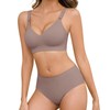 Tuopuda Bras for Women No Wired Support Full Coverage Comfort