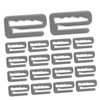 BIUDECO Barber Cape Hook Replacement 20 Pcs Set Compact Adjuster