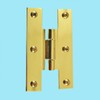 Renovators Supply Manufacturing 3 In Brass H Cabinet Hinge 1/4