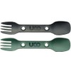 Uco 27011 Outdoor Camping Outdoor Cutlery Utility Spoke 2pac Green/Charcoal