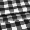 Fitable 2 Pack Black and White Checkered Picnic Table Cover