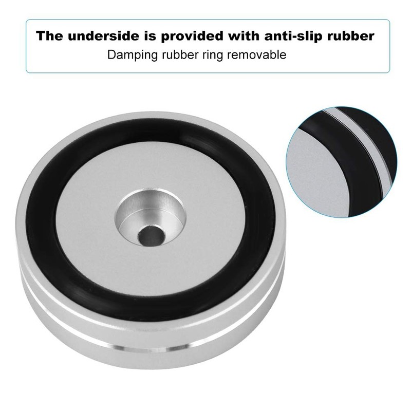 Speaker Spike Pads, 50mm/2.0in Diameter Aluminum Alloy Audio Amplifier Shoes