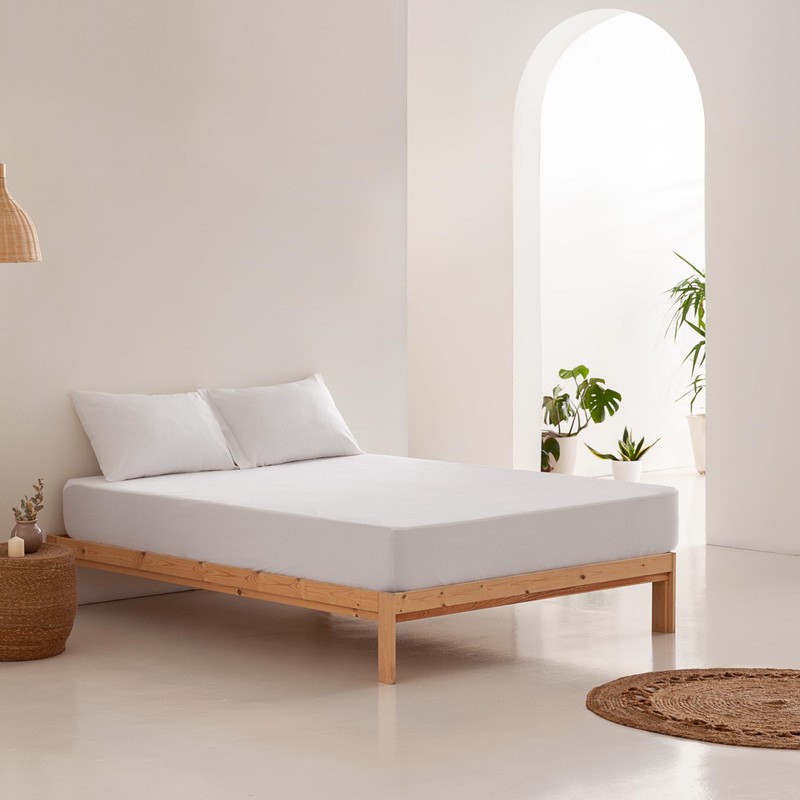 Soft Terry Towelling Waterproof Dust Mite Proof Mattress Protector 140