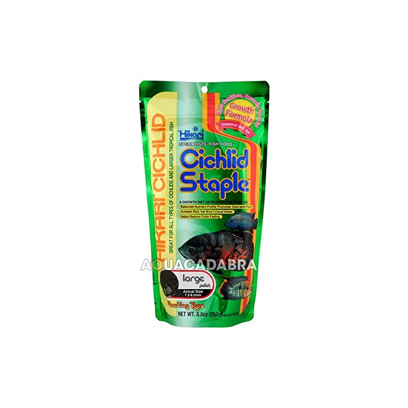Cichlids Staple Pellet Fish Food [Set of 2] Size: Large