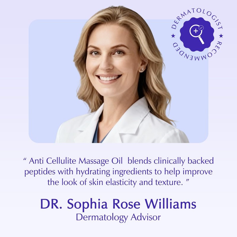 EXPRESSIONS WELLNESS Anti Cellulite Massage Oil for Massage Therapy