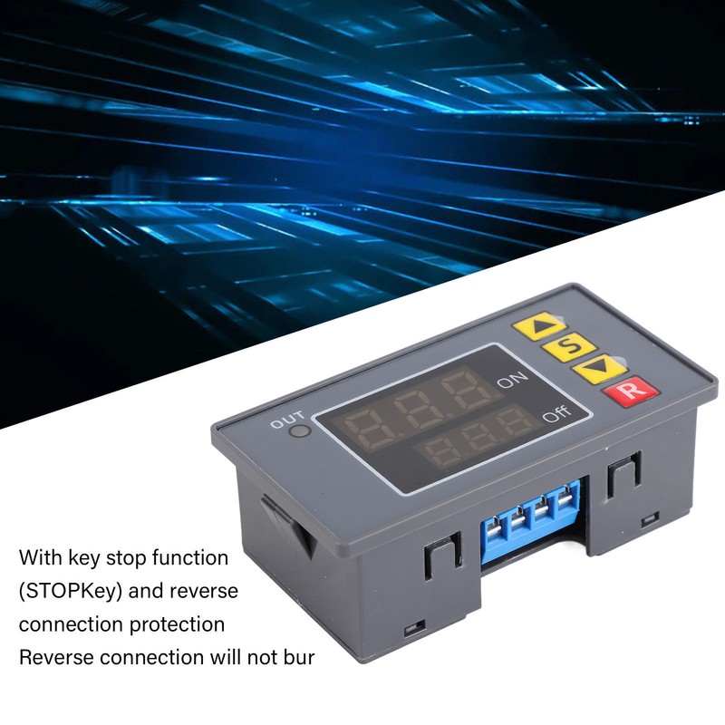 Timer Relay Large Screen OP CL LOP Parameters Independent Store