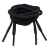 Big Laces Round Shoelaces 5mm wide (Black,130cm)