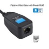 Pomya Transmisor pasivo de balun de Video, 1 par pasivo