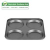 Tiawudi Muffin Top Pan, 4-Cup Hamburger Bun Pan, Large Whoopie