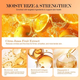 Parche de Ojos Vitamina C & Collagen 60 Vitamin-C Under Eye Patches Máscara para Ojos de Colágeno, Parches para los Ojos Antiarrugas, para Bolsas y Ojeras, Hidratante Contorno de Ojos