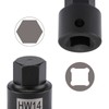 EMENTOL 16PCS 3/8" Drive Low Profile Impact Hex Driver Set,