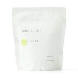 MUJI 84935084 Sea Salt Bath Salt, Herbal Citrus Scent, 12.2 oz (360 g) / Spoon
