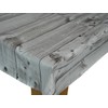 Karina Home Grey Wood Effect Plank PVC Wipe Clean Tablecloth