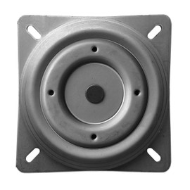 chairpartsonline Replacement Bar Stool Swivel - 6.75" Square w/Round Bottom Plate - Flat Profile - Made in The USA - S5447