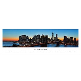 Blakeway Worldwide Panoramas Unframed, New York-Brooklyn Bridge-Blakeway Panoramas Skyline Posters