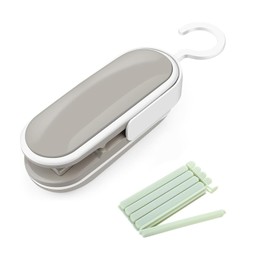 FunnAura Easy Seal Bag Sealer, 2 In 1 Handheld Portable Mini Bag Sealer & Cutter for Snack Preservation Food Storage