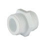 Merriway BH04072 Plastic Washing Machine Dish Washer Inlet Hose Connector, 3/4 x 3/4 inch - White