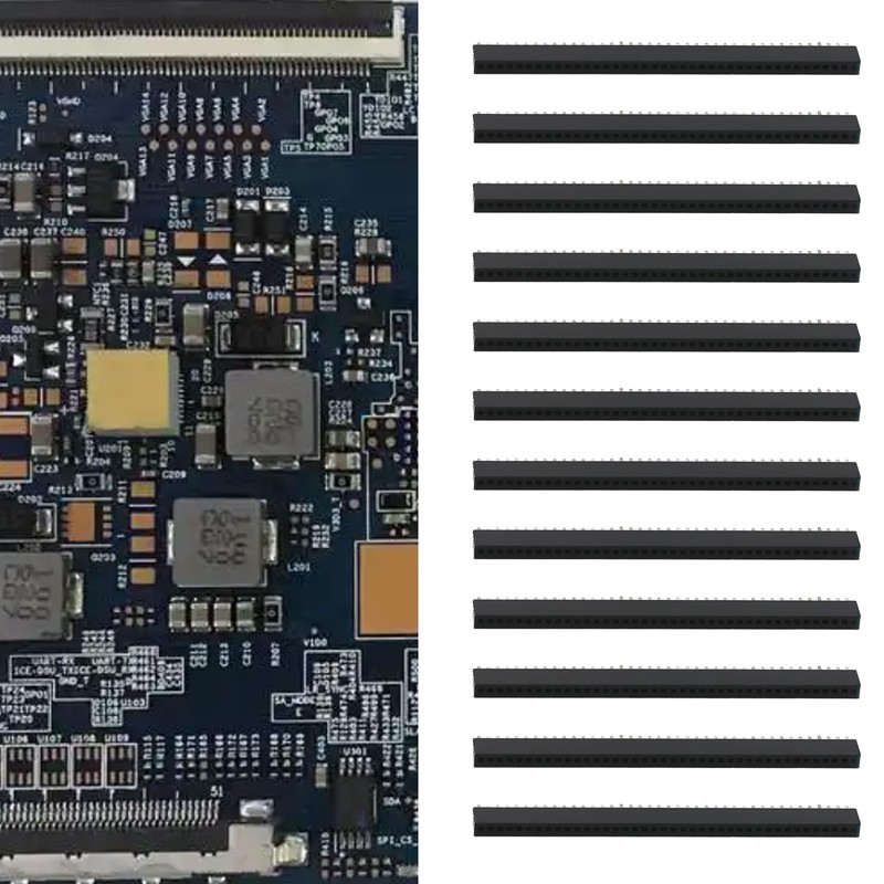VGOL Pack of 20 40 Pin Single Row Straight Female