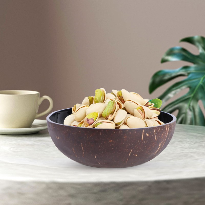 Cabilock Natural Coconut Bowl Shell Bowls Key Bowl for Entryway
