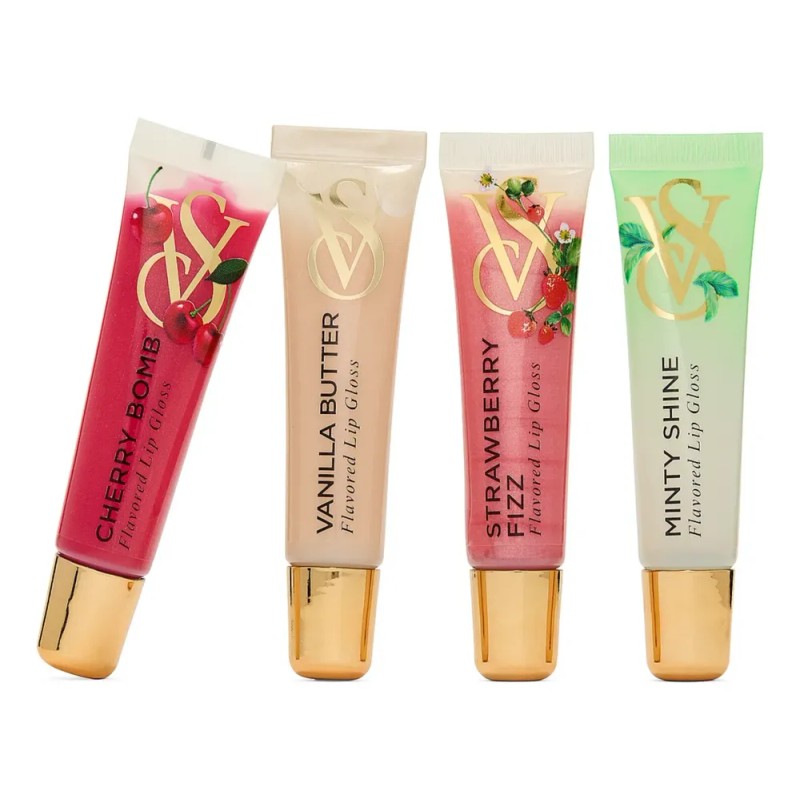 Set 4 Gloss Labial Victoria's Secret Flavor Faves
