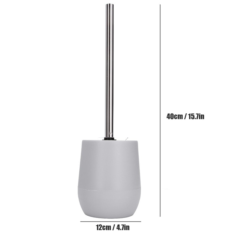 2sets Toilet Bowl Cleaner Brush Lockable Thread Convenient Practical Efficient