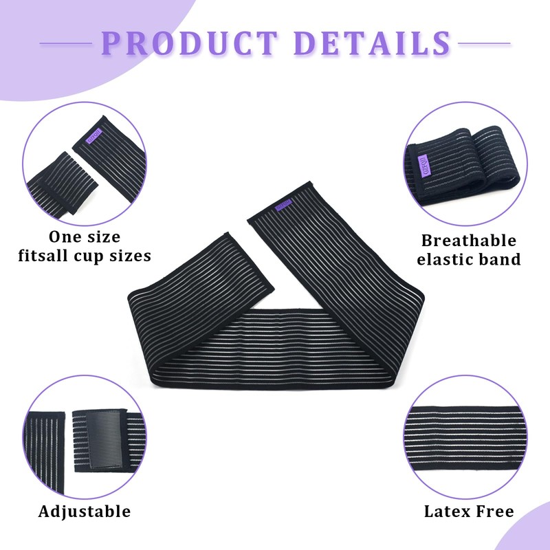 Post Surgery Breast Implant Stabilizer and Compression Band, Breast Augmentation