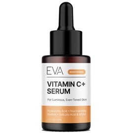 Vitamin C Serum Plus 2% Retinol, 3.5% Niacinamide, 5% Hyaluronic Acid, 2% Salicylic Acid, 10% MSM, 20% Vitamin C - Skin Clearing Serum - Anti-Aging Skin Repair, Supercharged Face Serum (1 oz)