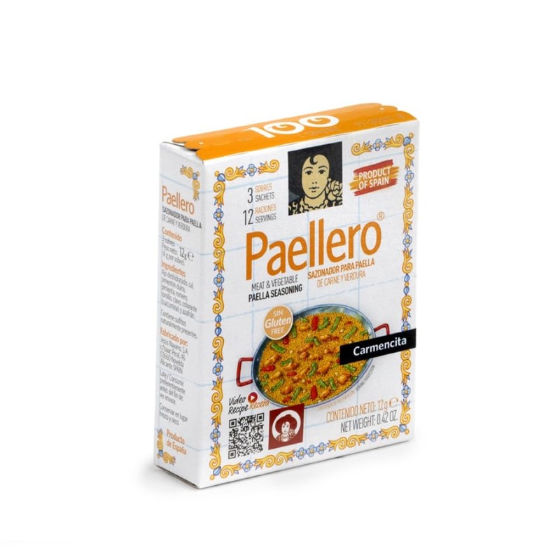 Carmencita. Meat & Vegetable Paellero. Paellero Valenciana. 12g (0.42oz).