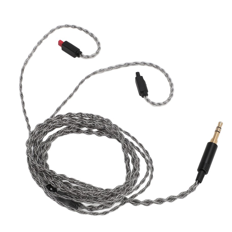 Headphone Cable 4 Strands Silver Plated Copper Anti Stangling 3.5MM
