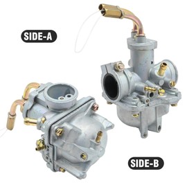 Anxingo Carburetor Kit with Fuel Filter Spark Plug Replacement for Yamaha Peewee PW50 Y-Zinger 50 Jianshe PY50 Loncin PY50 LX50PY Engine Carb