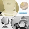 QOOMABA Cloth Diaper Sprayer Splatter Shield - Snap Design to