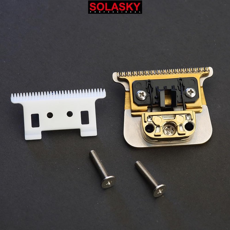 SOLASKY FX707 Replacement Trimmer Ceramic Blades Compatible with BaByL FX787