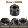sourcing map 4pcs Clamping ER16M(M19) Collet Clamping Nuts for CNC